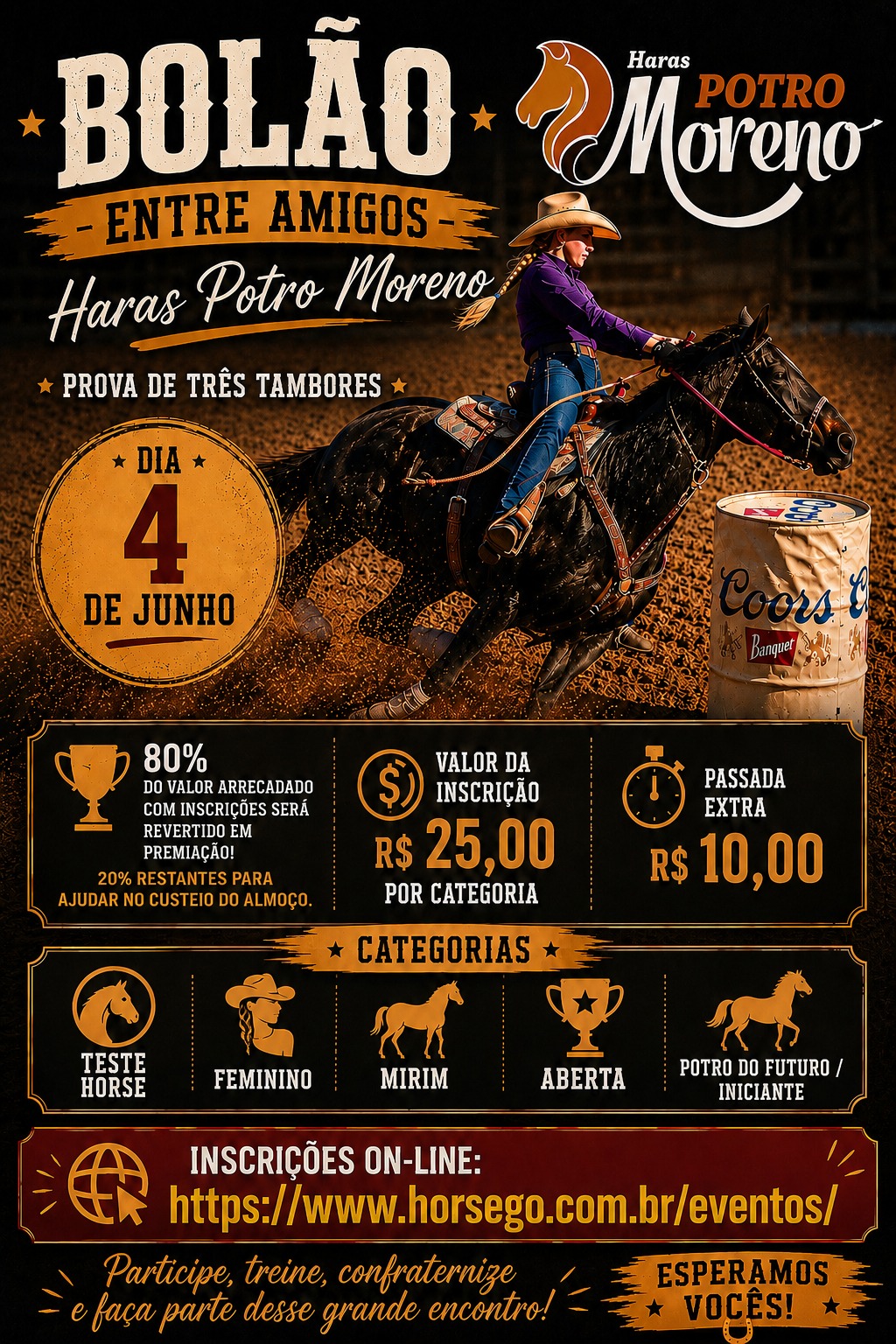 Bolão - Haras Potro Moreno